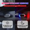 Car Solar Powered Security Strobe Light Dummys Alarm Wireless Warning Anti-Theft Caution Lamps Imitation LED Flashing