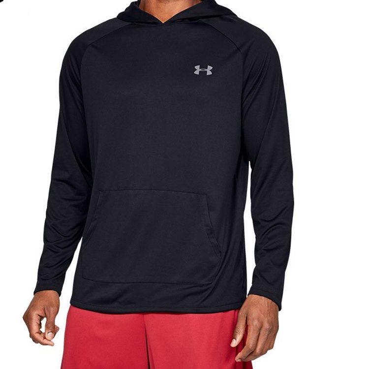 Under Armour Sweatshirts Homme Noir à Capuche Modéré Regular 1328703-001