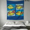 Mutant Turtles Urban Warriors Tapestry Wallmounted Fashion Print Homestay Soft Decoration Tapestry Christmas Gift Work Of Art