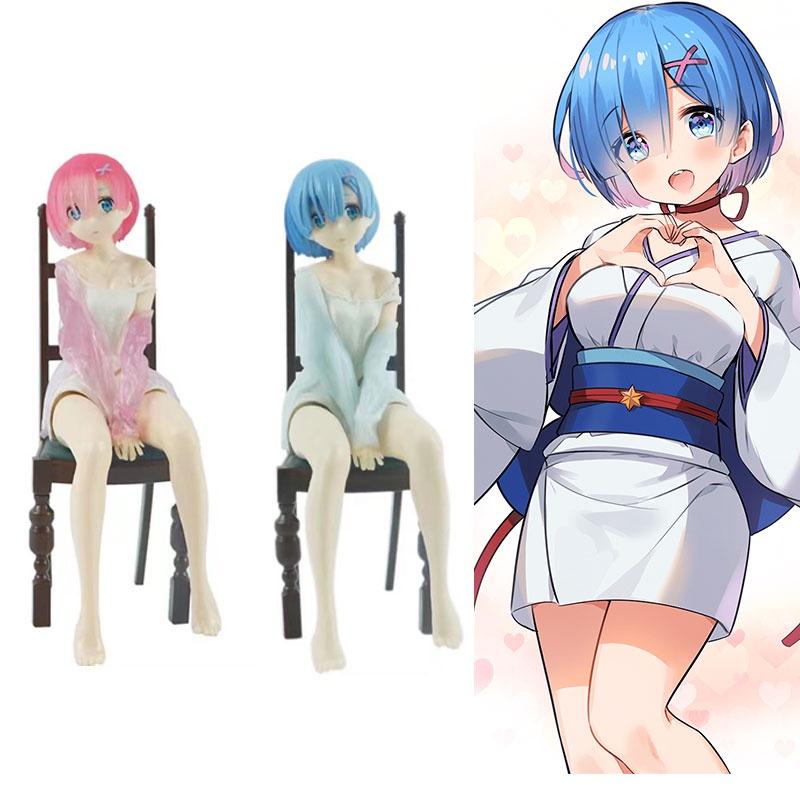 Rem Chibi Pvc Figure Gift Set In Color Box 12cm Height