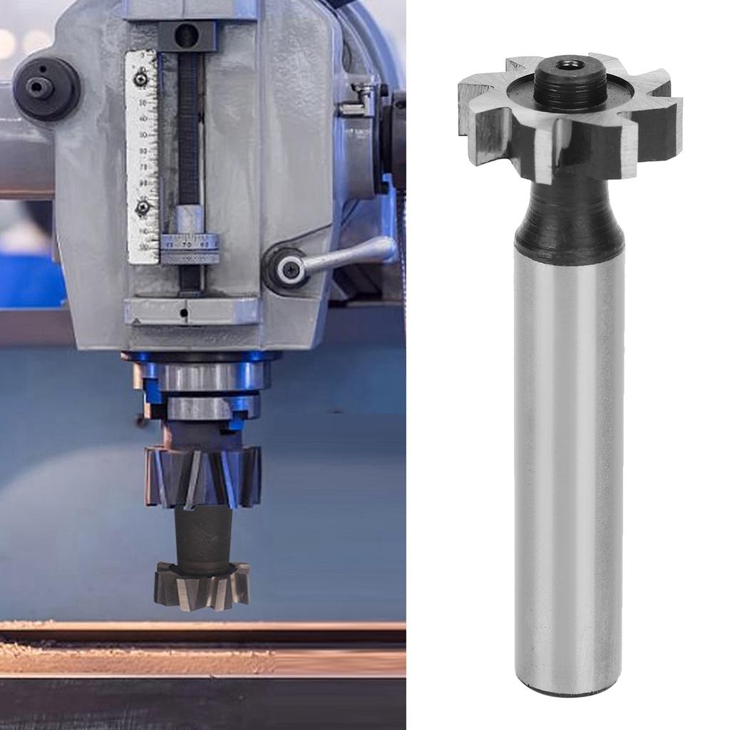 Woodruff Key Seat Cutter HSS Straight Shank TSlot Milling Cutter Tools 5x19x10mm