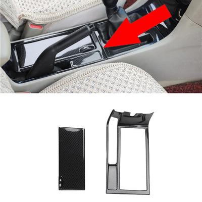 Pentru Mazda 3 Alexa BK 2003-2008 Control din fibră de carbon Capac suport pentru pahare de apă Decorat panou cadru