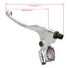 Geeignet für 50-125CC Pit Dirt Bike 22mm 7/8'' Motorrad Aluminium Einstellbare Bremse Kupplung Hebel Griff Barsch Zubehör