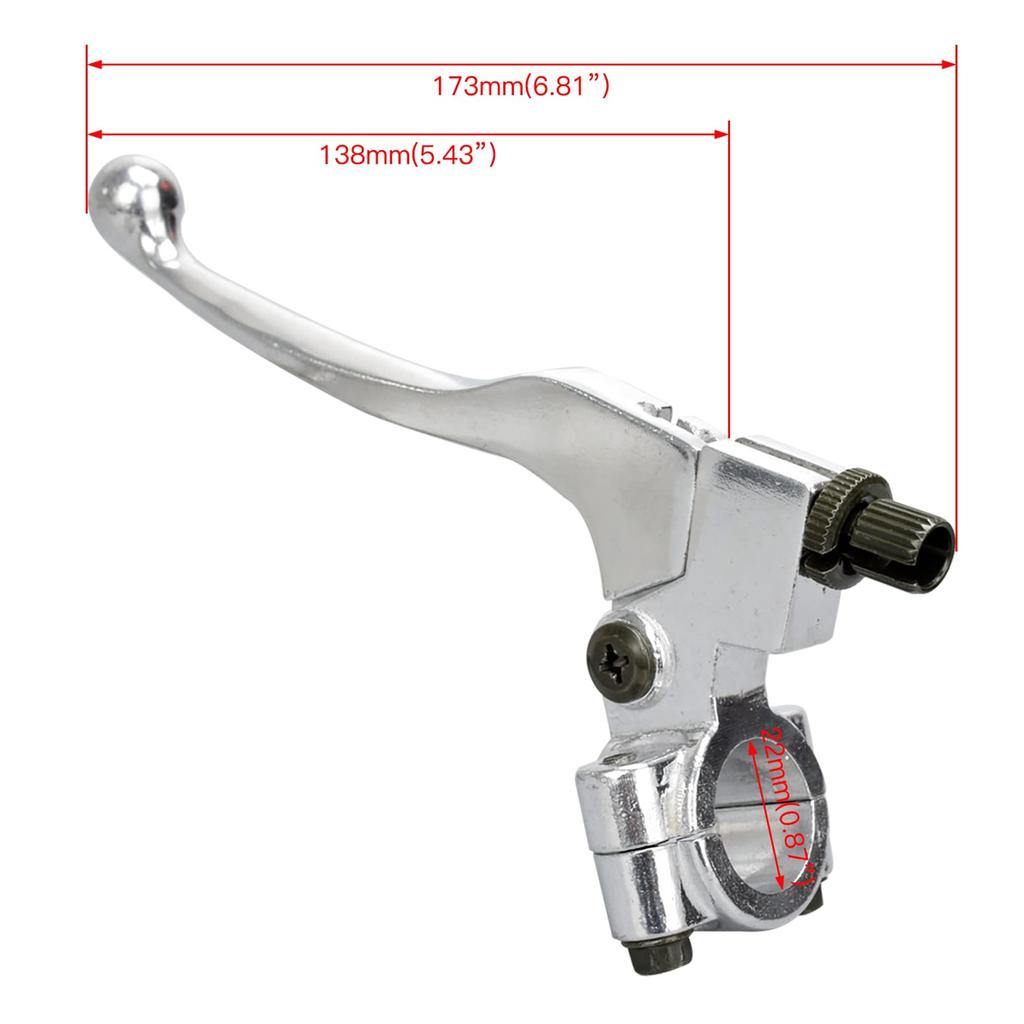 Geeignet für 50-125CC Pit Dirt Bike 22mm 7/8'' Motorrad Aluminium Einstellbare Bremse Kupplung Hebel Griff Barsch Zubehör