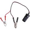 12V Battery Terminal Clip-On Cigar Cigarette Lighter Power Socket Adapter Plug