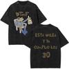 Rapper Bad Bunny Tour  Debi Tirar Mas Fotos DTMF Merch Tshirts Men Fashion Summer Hip Hop Vintage Washed Tshirts Streetwear