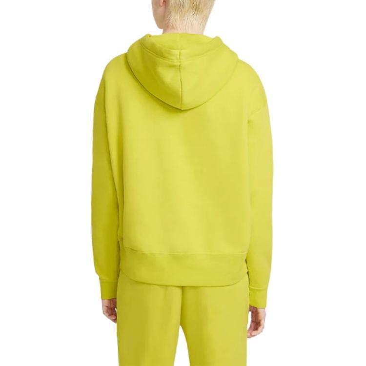 (WMNS) Nike Sportswear Casual Sports hooded Long Sleeves Hoodie Yellow Green Lime Women's CZ2590-344