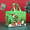 Large Reusable Christmas Gift Bag Non-Woven Holiday Treat Packaging for Party and New Year