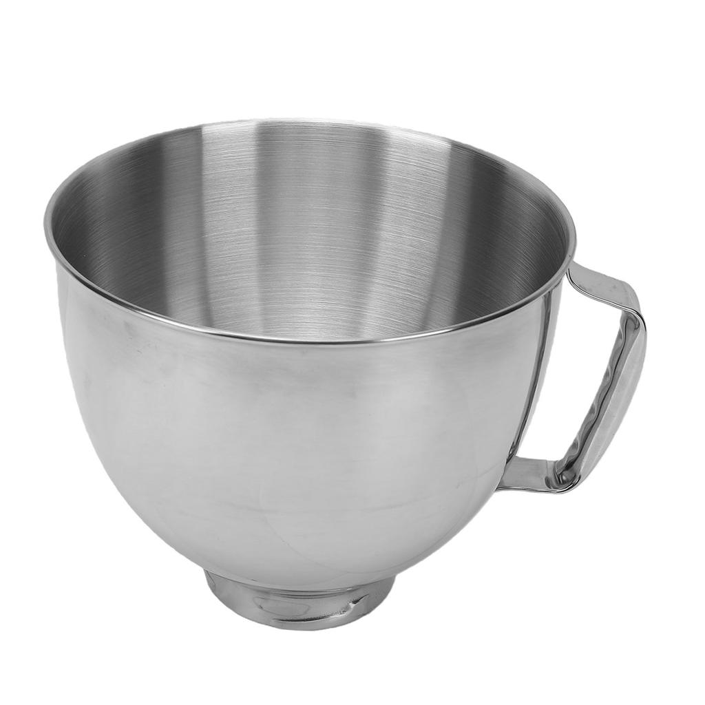 Stainless Steel Mixer Bowl 5L Large Capacity Multifunctional Non Slip Bottom Kitchen Gadgets Mixer Bowl