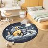 1pc Winnie the Pooh Round Area Rug , Playroom Bedroom Living Room Indoor Decor Rug , Perfect for Leisure Areas , Bedside , Cloakroom , and O