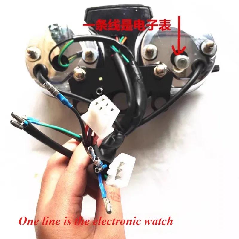 

Motorcycle Instruent Tachometer Speedometer for Honda Jialing CM125 SDH125 125cc 1/2 Cables Tacho Speed Meter Clock Assembly electronic