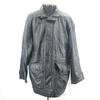 Vallemosso Genuine Lamb Leather Padded Coat Outerwear/Men’s L/Navy/Full Zip, Inner Pocket(USED)