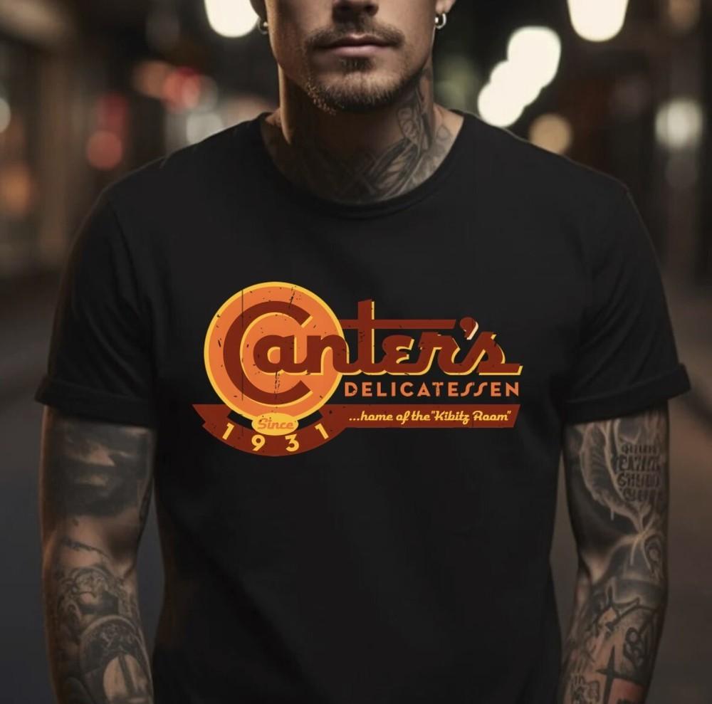 ЧЕРНАЯ ФУТБОЛКА CANTER S DELICATESSEN, S-5XL Унисекс Футболка L
