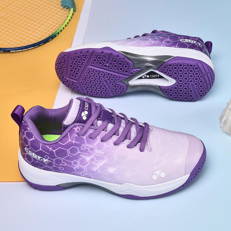 

Новые кроссовки для бадминтона легкие мужские амортизирующие спортивные кроссовки Цюаньчжоу спортивные кроссовки нескользящие и износостойкие тренировочные кроссовки для соревнований 40 фиолетовый
