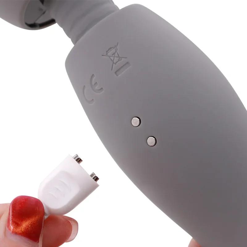 Genopladelig Personlig Massager til Kvinder, Blød Silikone G-punkt Stimulator