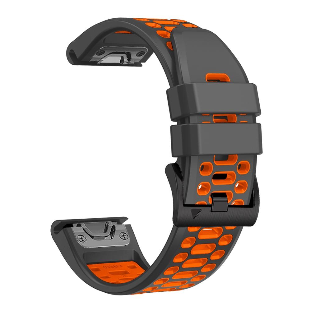 26/22mm silikonový řemínek na hodinky pro Garmin Fenix 8 Pro 8 7X 7Pro/Instinct 2X/Tactix 8 7/Enduro 3 2/Forerunner 970 965 Řemínky na hodinky
