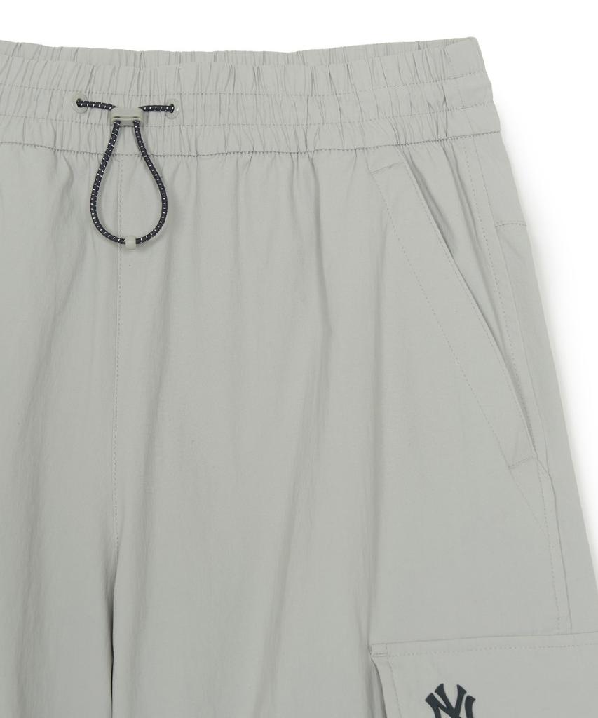 Emelbi Gorpcore Cotton Touch Parachute Cargo Wide Pants Ny (L.Grey)