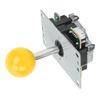DIY USB Controller Computer Rocker Game Stick Joysticks with Control Chip for Arcade Game Yellow