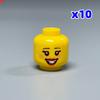 Custom Build Bricks Printed Head Face Expression 4cm Action Figure Body Part DIY Educational Toy Creating Bricks Toysets Ideal For Youngsters Gift
