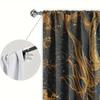 2pcs Dragon Tiger Battle Printed Curtain for Home Decor - Rod Pocket Window Treatment for Bedroom, Office, Kitchen, Living Room