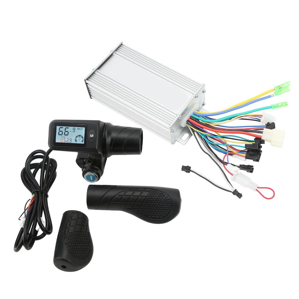 36V 48V 500W Electric Bike Controller Kit Motor Controller with 805 Half Throttle Handle LCD Panel with Lock