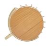Large Capacity Coffee Pod Holder Anti-Slip Design Mug Shape Coffee Capsule Storage Basket Solid Wood Base Wire Basket