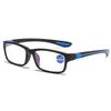1 6 Pairs Fashionable Sports Reading Glasses Rectangular Full Frame Eyewear Trendy Accessories for Men Women