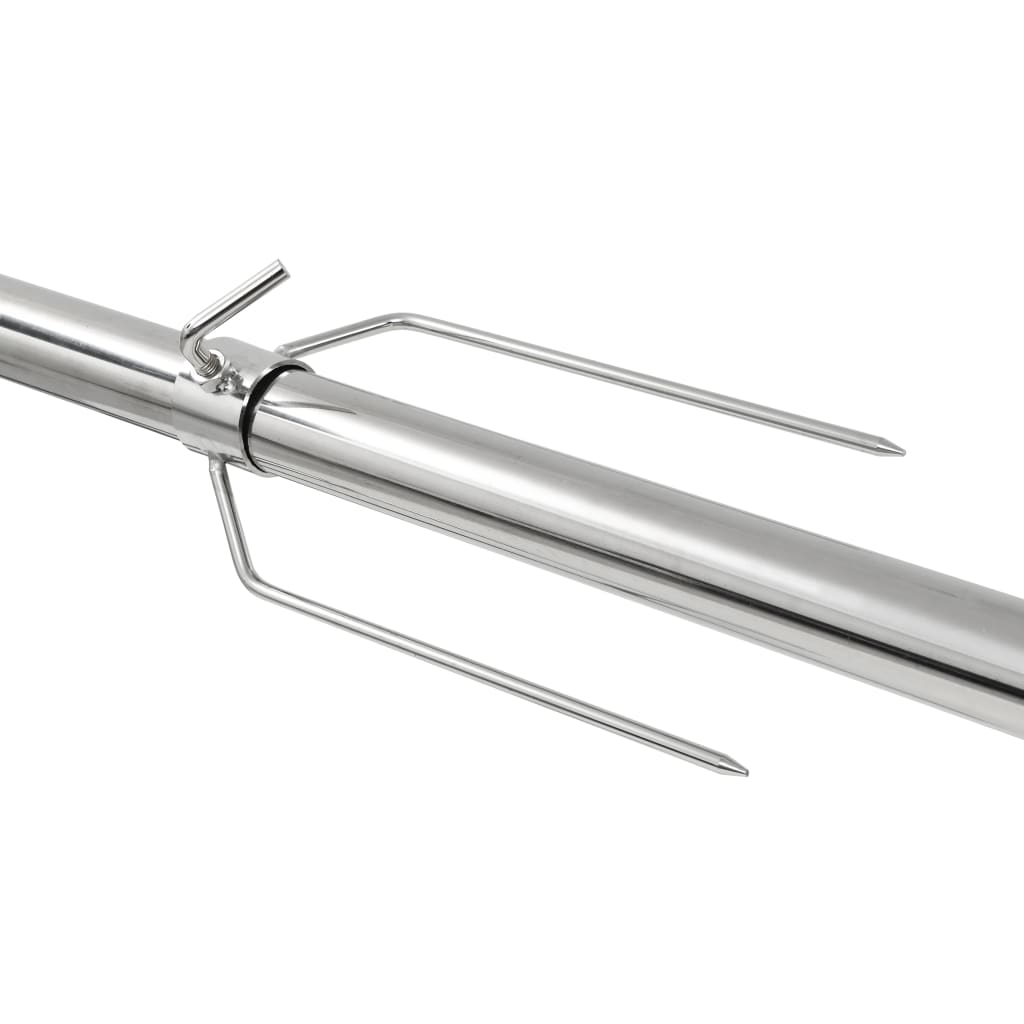 Automatický rošt s motorem Nerezová ocel 207*45*81 cm