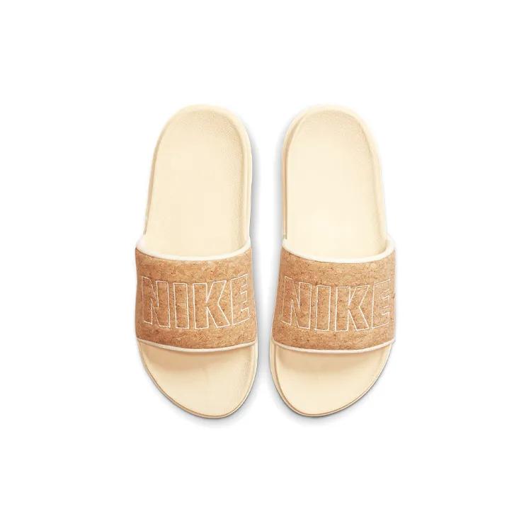 Nike Womens Offcourt SE 'Cork' (women's Sizes) Pearl White / Pearl White Slide Slippers CT0624 200