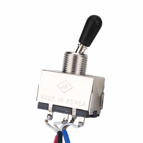 Ongwan Les Paul (LP) Guitar Wiring Harness (A500K, B500K) with 2 Volumes, 2 Tones, 1 Jackpot, and 3-Way Switch, Replacement Part for Les Paul Electric