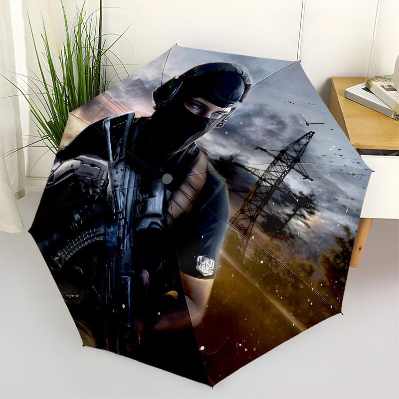 

Soldier, Future Automatic Opening and Closing, 8 rib Structure Portable Umbrella, Suitable for Men and Women in All Seasons Perfect Gift fo