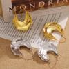 Übertriebene große einfache Ohrringe, modische einfache Ohrringe, Damen-Accessoires, exquisite Anhänger-Ohrringe