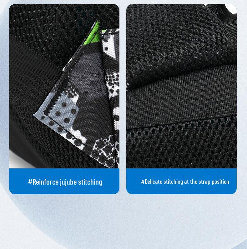 Large Capacity Cartoon Football Backpack for Primary Students - Durable, Multi-Compartment Schoolbag