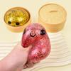 Glitzer Teigtasche Squishies Spielzeug Bun Baozi Teigtasche Mystery Box Buntes Essen Squishy Sensorisches Fidget Spielzeug Anti Stress Knetball