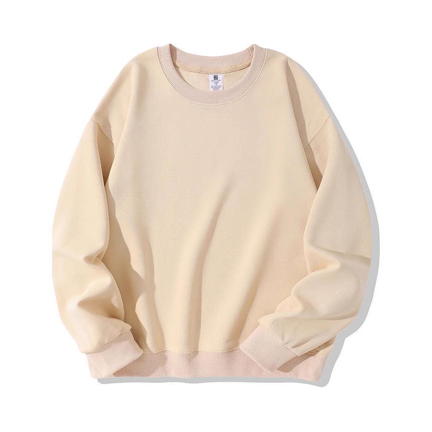 Men's Trendy Cotton Drop Shoulder Crew Neck Sweatshirt