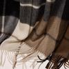 2025 Autumn/Winter Unisex 100% Pure Cashmere Plaid Scarf Shawl