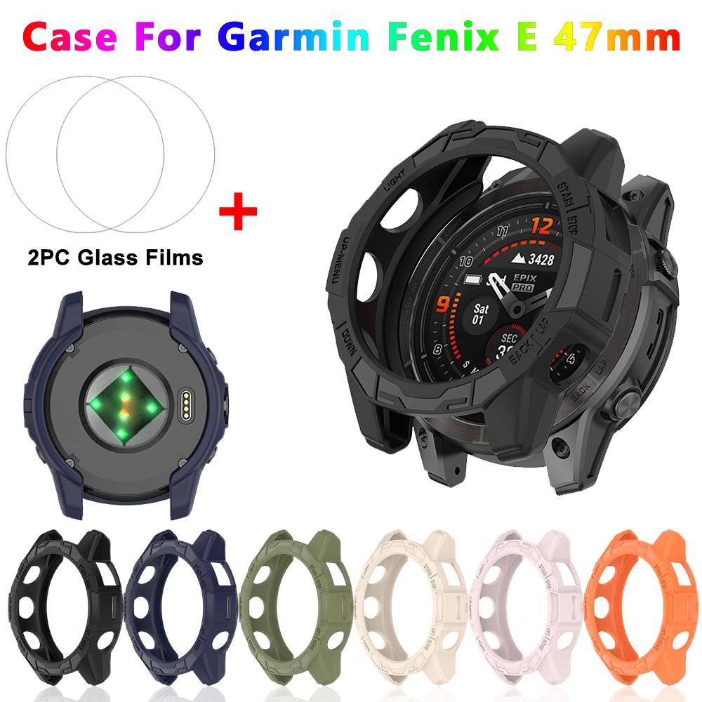 TPU Protective Cover For Garmin Fenix E 47mm Soft Silicone Case For Garmin Fenix E 47mm Protector Shell Cases Cover