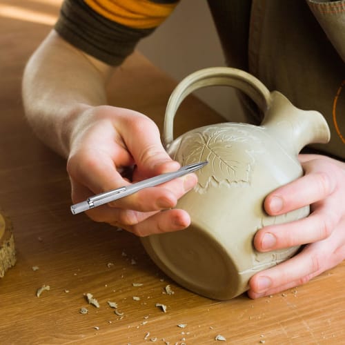 uxcell Carbide Tip Scriber with Clip, Etching Engraving Pen, Magnetic Engraving Machine, Scribe Tool for Metal, Glass, Wood, and Marble