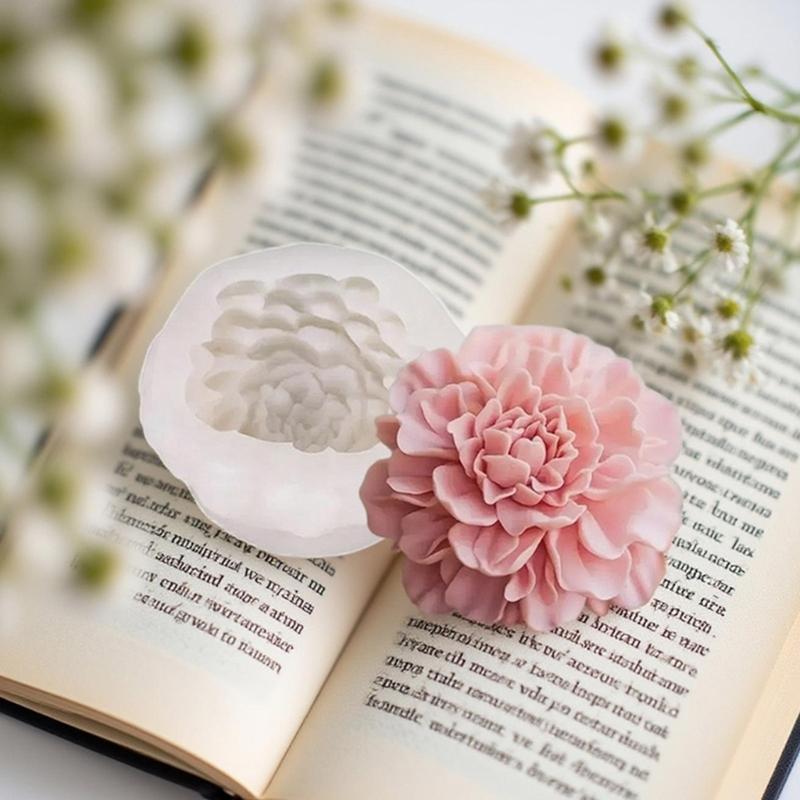 Food Grade Silicone Florals Shaped Candle Making Mould For Home Decoration Craft