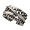 Artemis Kings Gradient Curb Chain Ring Silver Accessory for Men and Brand Silver 925 AKR0053, Women, Jewelry, Ring,