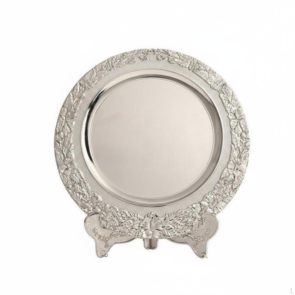 Metal Award Plate HighQuality Engraving Round Trophy Disc Finely Electroplated Engravable