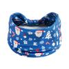 Halloween Christmas Headband Wide Yoga Sports Headband Pumpkin Skull Ghost Holiday Headband Female