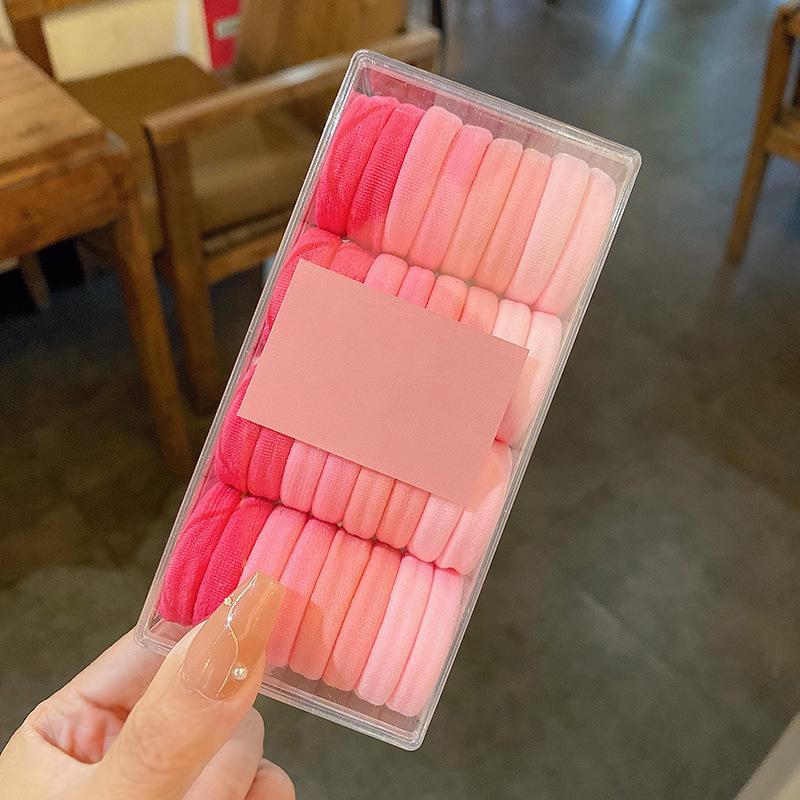 32-Piece Elastic Hair Bands for Girls - Durable, No Damage, Ideal for Summer