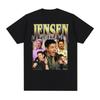 Dean Winchester Meme T-Shirt Lustiges Jensen Ackles Retro Grafik-T-Shirt Damenbekleidung Mode Lässiges Baumwoll-T-Shirt Streetwear