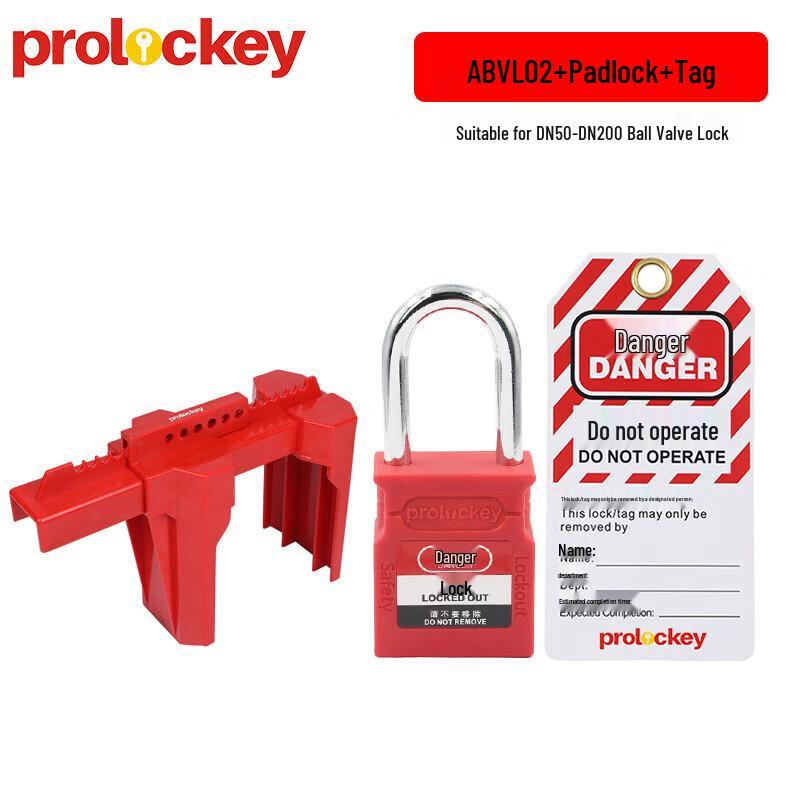 PROLOCKEY Adjustable Industrial Valve Lock Kit