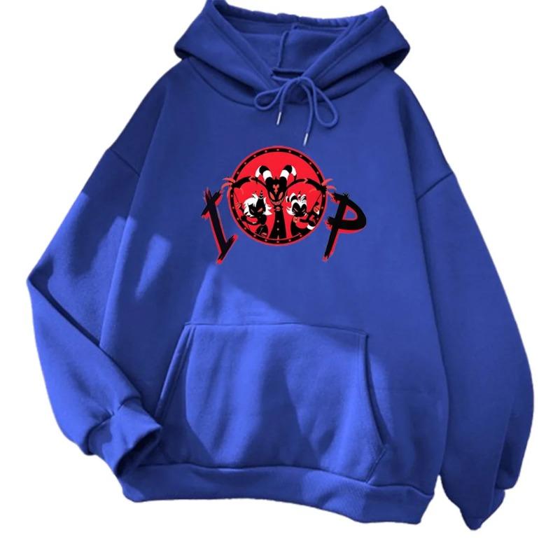 Mikiny Helluva Boss Anime Mikiny IMP Crew Muži Sudadera Komiksy pro dospělé Pulovry Zimní Mikiny Fleece Oblečení Mikiny a mikiny Pánské