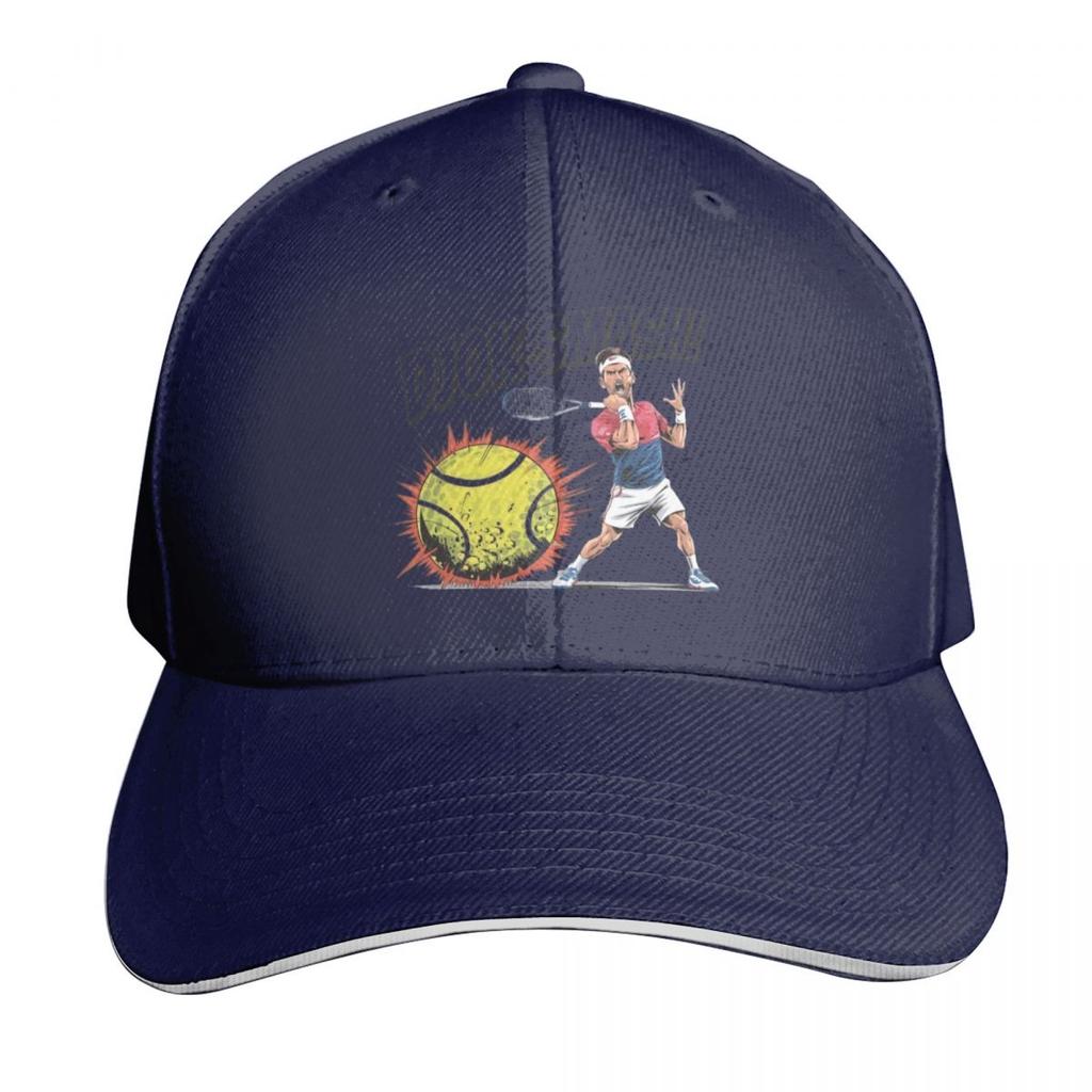 Djok  smash Baseball Cap Rave Streetwear Trucker Cap Fishing cap Unisexs Caps Womens
