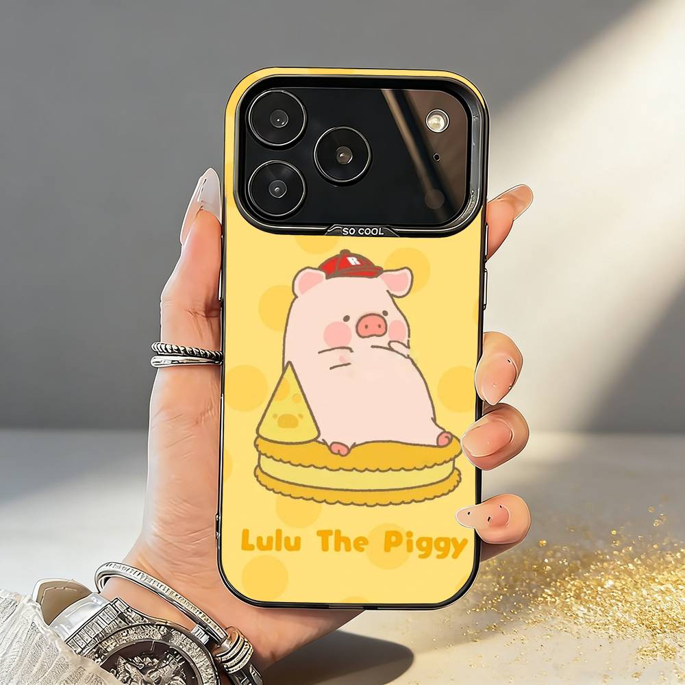 Soft-Soft Lulu Phone Case For iPhone17,16,15,14,13,12,11,Pro,MAX White Matte Shockproof Cover iPhone13PROMAX
