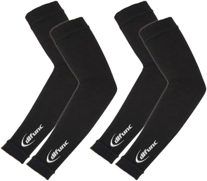 

Set of 2 Volleyball Arm Size Made in Baseball JVA Approved D&M Covers, Black, M, Japan, D-7000, Elbow/Knee Supports, Unisex, Anti-Friction, чёрный