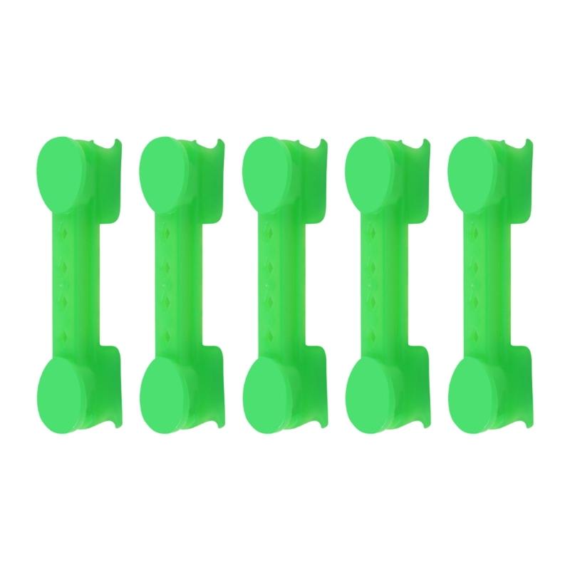 5Pcs Fishing Rod Line Spoolers Light Weight Plastic Reel Tool Fishing Line Winding Board Portable Coiling Clip